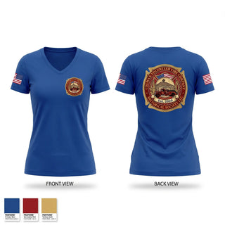 Womens Short Sleeve Vneck Shirt, Colmar Vol. Fire Co. Historical Society, Fire Department, Teamtime, Team time, sublimation, custom sports apparel, team uniforms, spirit wear, spiritwear, sports uniforms, custom shirts, team store, custom team store, fundraiser sports, apparel fundraiser