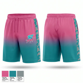 Athletic Shorts With Pockets, SJ Riot, Softball, Teamtime, Team time, sublimation, custom sports apparel, team uniforms, spirit wear, spiritwear, sports uniforms, custom shirts, team store, custom team store, fundraiser sports, apparel fundraiser