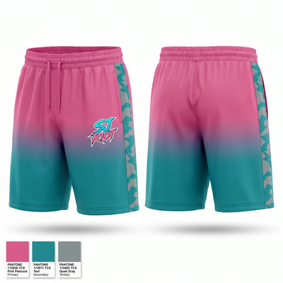 SJ Riot Athletic Shorts With Pockets - 1