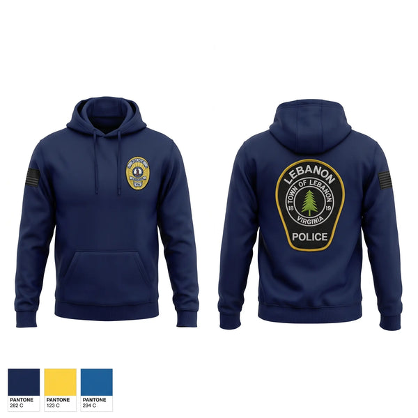 Hoodie, Lebanon Police Department, Police, Teamtime, Team time, sublimation, custom sports apparel, team uniforms, spirit wear, spiritwear, sports uniforms, custom shirts, team store, custom team store, fundraiser sports, apparel fundraiser