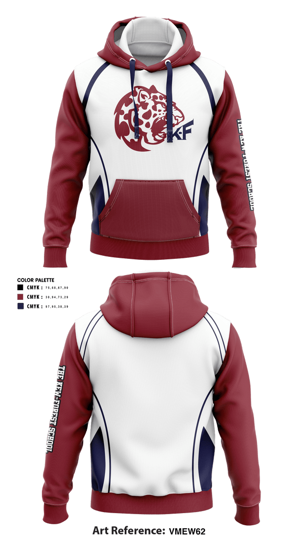Hoodie, The Kew-Forest School Volleyball, Men's Volleyball, Teamtime, Team time, sublimation, custom sports apparel, team uniforms, spirit wear, spiritwear, sports uniforms, custom shirts, team store, custom team store, fundraiser sports, apparel fundraiser