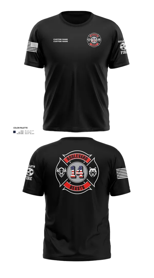 Short Sleeve Performance Shirt, Gallatin Fire Department Station 4, Fire Department, Teamtime, Team time, sublimation, custom sports apparel, team uniforms, spirit wear, spiritwear, sports uniforms, custom shirts, team store, custom team store, fundraiser sports, apparel fundraiser