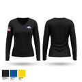 Ruskin Highschool MCJROTC 82358343 Women's Long Sleeve V-neck Shirt - 1