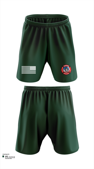 Athletic Shorts With Pockets, Station 19, Fire Department, Teamtime, Team time, sublimation, custom sports apparel, team uniforms, spirit wear, spiritwear, sports uniforms, custom shirts, team store, custom team store, fundraiser sports, apparel fundraiser