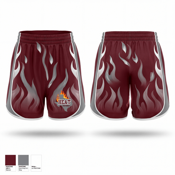 Womens Shorts, Victoria HEAT, Track & Field, Teamtime, Team time, sublimation, custom sports apparel, team uniforms, spirit wear, spiritwear, sports uniforms, custom shirts, team store, custom team store, fundraiser sports, apparel fundraiser