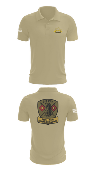Short Sleeve Performance Polo, 6-8 CAV, , Teamtime, Team time, sublimation, custom sports apparel, team uniforms, spirit wear, spiritwear, sports uniforms, custom shirts, team store, custom team store, fundraiser sports, apparel fundraiser
