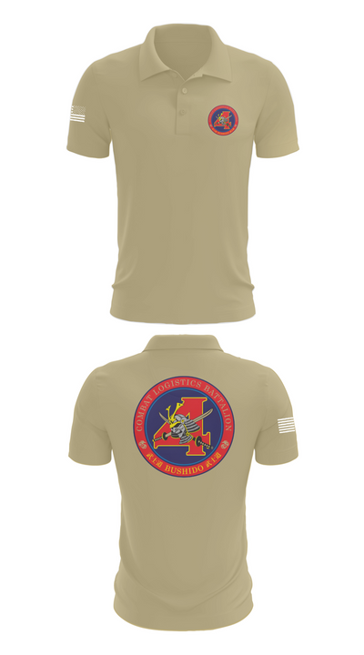 Combat Logistics Battalion 4 46395084 Short Sleeve Performance Polo - 87