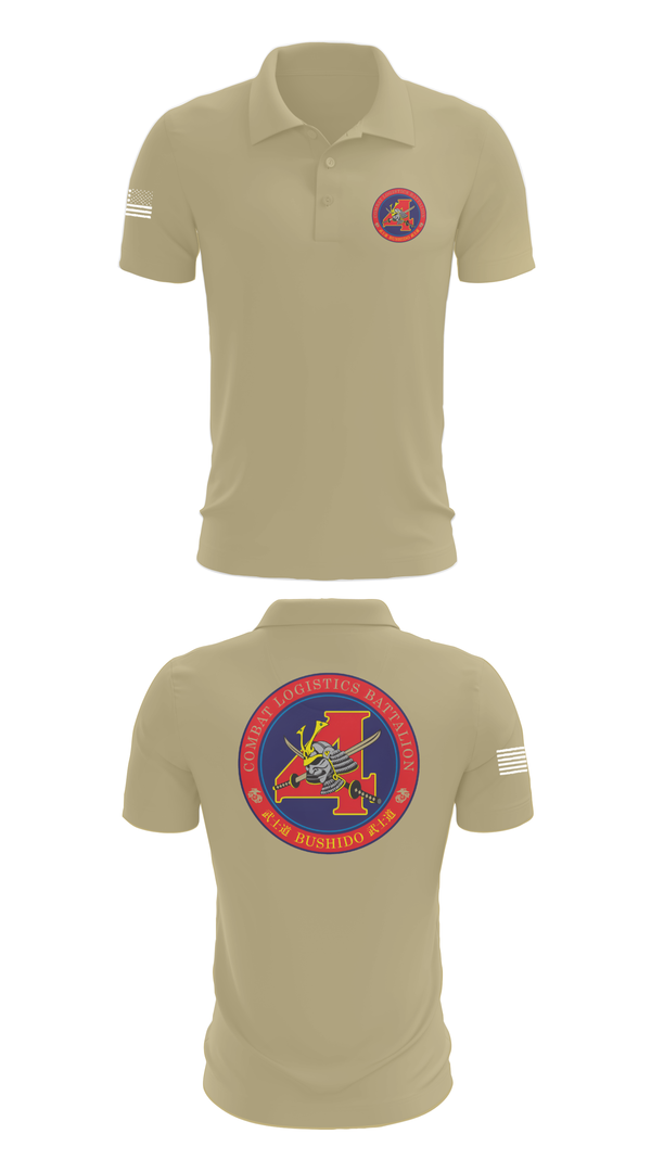 Short Sleeve Performance Polo, Combat Logistics Battalion 4, , Teamtime, Team time, sublimation, custom sports apparel, team uniforms, spirit wear, spiritwear, sports uniforms, custom shirts, team store, custom team store, fundraiser sports, apparel fundraiser