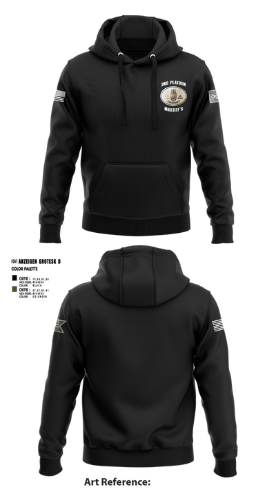 2nd Plt, Doghouse Company, 1/3 TOG 80089099 Hoodie - 5