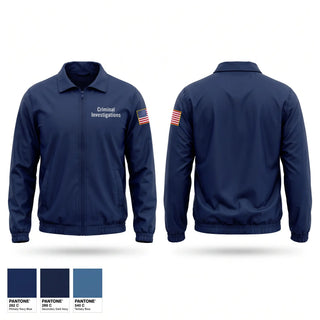Windbreaker, Criminal Investigations, Police, Teamtime, Team time, sublimation, custom sports apparel, team uniforms, spirit wear, spiritwear, sports uniforms, custom shirts, team store, custom team store, fundraiser sports, apparel fundraiser