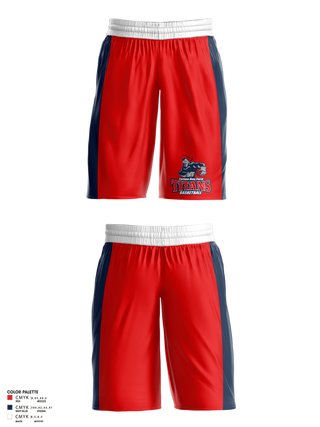 Mens Basketball Shorts, Tampa Bay Tech Titans Basketball, Men's Basketball, Teamtime, Team time, sublimation, custom sports apparel, team uniforms, spirit wear, spiritwear, sports uniforms, custom shirts, team store, custom team store, fundraiser sports, apparel fundraiser
