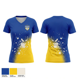 Womens Short Sleeve Vneck Shirt, Rangers United, Women's Soccer, Teamtime, Team time, sublimation, custom sports apparel, team uniforms, spirit wear, spiritwear, sports uniforms, custom shirts, team store, custom team store, fundraiser sports, apparel fundraiser