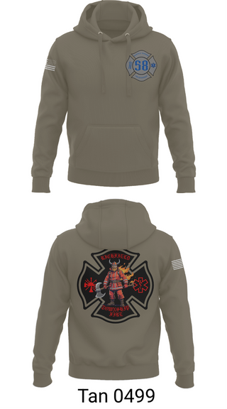Hoodie, Richfield Township Fire, Fire Department, Teamtime, Team time, sublimation, custom sports apparel, team uniforms, spirit wear, spiritwear, sports uniforms, custom shirts, team store, custom team store, fundraiser sports, apparel fundraiser