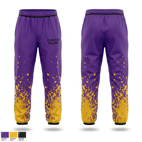 Sweatpants, Colonial Health, , Teamtime, Team time, sublimation, custom sports apparel, team uniforms, spirit wear, spiritwear, sports uniforms, custom shirts, team store, custom team store, fundraiser sports, apparel fundraiser