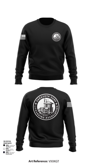 Crew Neck Sweatshirt, Sarasota Surf Lifesaving Association, , Teamtime, Team time, sublimation, custom sports apparel, team uniforms, spirit wear, spiritwear, sports uniforms, custom shirts, team store, custom team store, fundraiser sports, apparel fundraiser