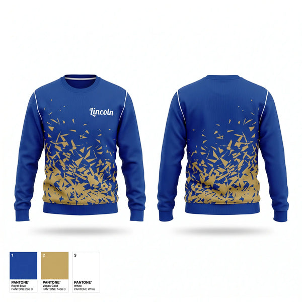 Crew Neck Sweatshirt, LINCOLN AJROTC, Army, Teamtime, Team time, sublimation, custom sports apparel, team uniforms, spirit wear, spiritwear, sports uniforms, custom shirts, team store, custom team store, fundraiser sports, apparel fundraiser
