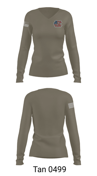 Womens Long Sleeve Vneck Shirt, A-Gang, , Teamtime, Team time, sublimation, custom sports apparel, team uniforms, spirit wear, spiritwear, sports uniforms, custom shirts, team store, custom team store, fundraiser sports, apparel fundraiser