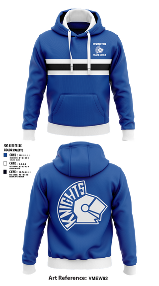 Hoodie, Irvington knights Elite Track Club, Track & Field, Teamtime, Team time, sublimation, custom sports apparel, team uniforms, spirit wear, spiritwear, sports uniforms, custom shirts, team store, custom team store, fundraiser sports, apparel fundraiser