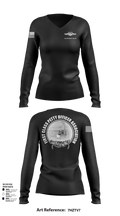 USS Jefferson City FCPOA Women's Long Sleeve V-neck Shirt - 5