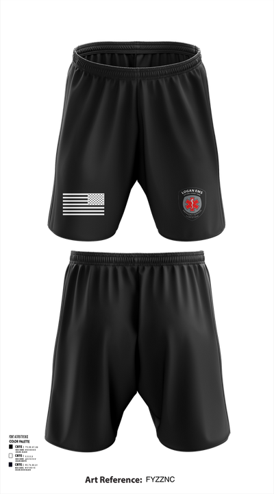 Logan EMS 80686657 Athletic Shorts With Pockets - 1