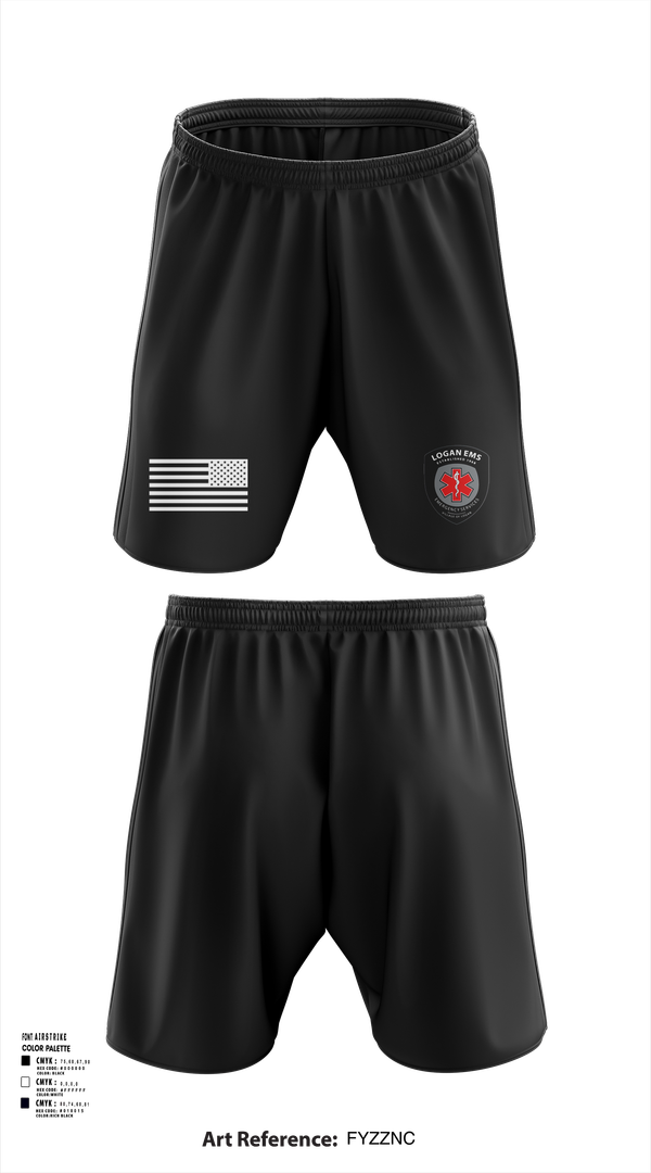 Athletic Shorts With Pockets, Logan EMS, , Teamtime, Team time, sublimation, custom sports apparel, team uniforms, spirit wear, spiritwear, sports uniforms, custom shirts, team store, custom team store, fundraiser sports, apparel fundraiser