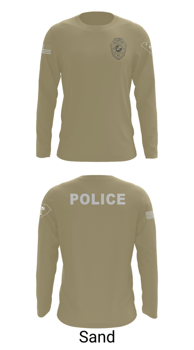 Bluffton PD 22287446 Long Sleeve Performance Shirt 82