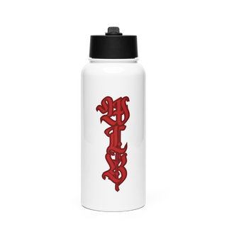 Warlord Barbell LLC 11039529 Stainless Steel Water Bottle with a Straw Lid