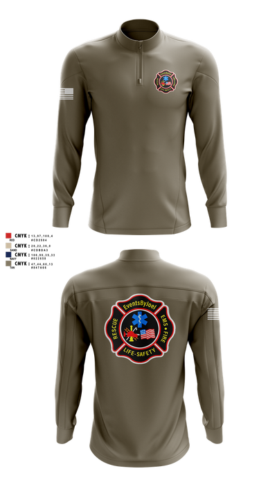 EventsByJoel 45028039 Quarter Zip Jacket - 2