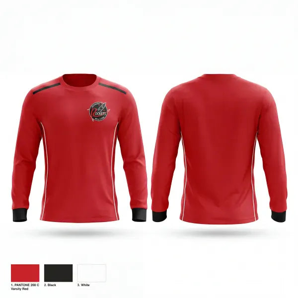 Long Sleeve Performance Shirt, Ramstad Rockets, Men's Basketball, Teamtime, Team time, sublimation, custom sports apparel, team uniforms, spirit wear, spiritwear, sports uniforms, custom shirts, team store, custom team store, fundraiser sports, apparel fundraiser