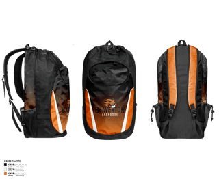 Gear Bag, Beaverton Boys Lacrosse, Men's Lacrosse, Teamtime, Team time, sublimation, custom sports apparel, team uniforms, spirit wear, spiritwear, sports uniforms, custom shirts, team store, custom team store, fundraiser sports, apparel fundraiser