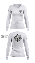 Troy Crew 95147179 Women's Long Sleeve V-neck Shirt - 101