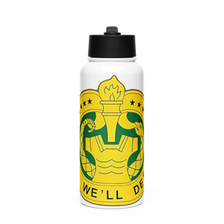 Echo Company 66068178 Stainless Steel Water Bottle with a Straw Lid