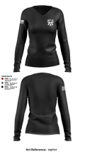 319th IEW Women's Long Sleeve V-neck Shirt - 3
