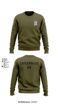 Cayce Police K9 35627395 Crew Neck Sweatshirt - 102