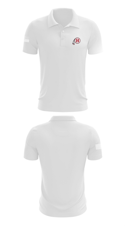Hurricane Redskins Golf 67212771 Short Sleeve Performance Polo - 9