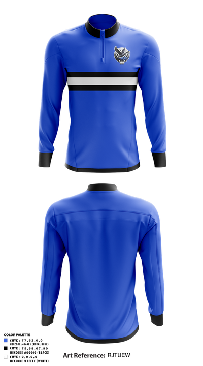Watertown High School Golf 19176700 Quarter Zip Jacket - 1
