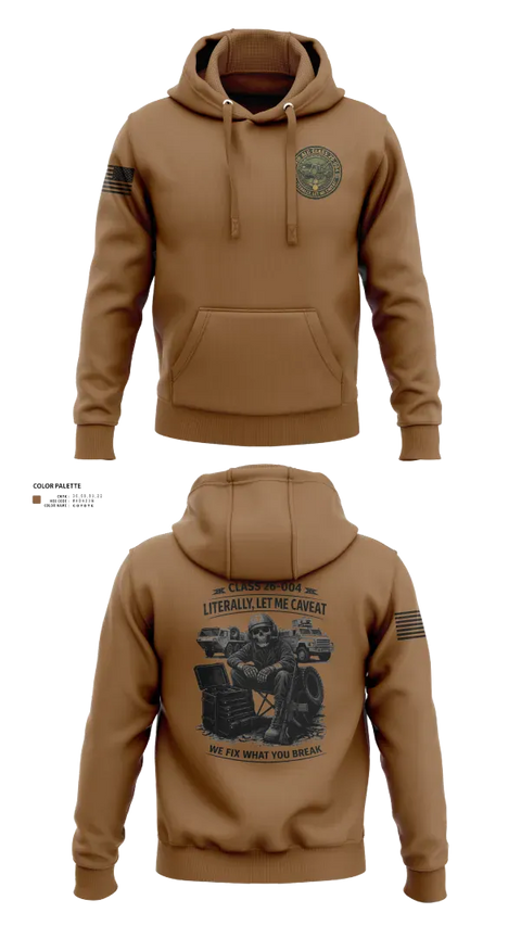 Hoodie, ALC CLASS 26-004, Army, Teamtime, Team time, sublimation, custom sports apparel, team uniforms, spirit wear, spiritwear, sports uniforms, custom shirts, team store, custom team store, fundraiser sports, apparel fundraiser