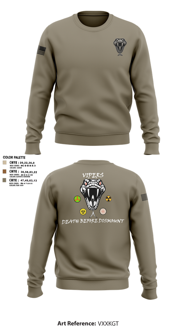 Crew Neck Sweatshirt, Vipers, , Teamtime, Team time, sublimation, custom sports apparel, team uniforms, spirit wear, spiritwear, sports uniforms, custom shirts, team store, custom team store, fundraiser sports, apparel fundraiser