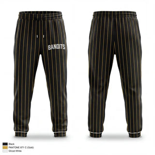 Sweatpants, Bandits, Softball, Teamtime, Team time, sublimation, custom sports apparel, team uniforms, spirit wear, spiritwear, sports uniforms, custom shirts, team store, custom team store, fundraiser sports, apparel fundraiser