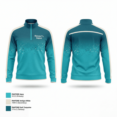 Momma T’s Dugout 49557157 Quarter Zip Jacket - 1