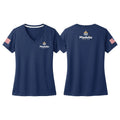 Madelia Health EMS Women's Short Sleeve V-neck Shirt - 1