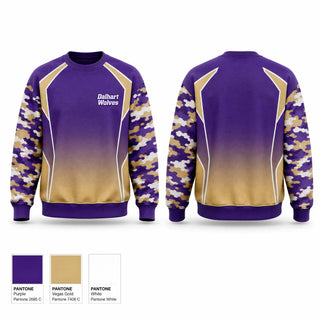 Crew Neck Sweatshirt, Dalhart Wolves, Baseball, Teamtime, Team time, sublimation, custom sports apparel, team uniforms, spirit wear, spiritwear, sports uniforms, custom shirts, team store, custom team store, fundraiser sports, apparel fundraiser