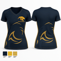 Panthers 24554859 Women's Short Sleeve V-neck Shirt - 1