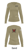 0232 89071174 Women's Long Sleeve V-neck Shirt - 97