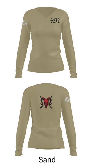 Womens Long Sleeve Vneck Shirt, 0232, , Teamtime, Team time, sublimation, custom sports apparel, team uniforms, spirit wear, spiritwear, sports uniforms, custom shirts, team store, custom team store, fundraiser sports, apparel fundraiser