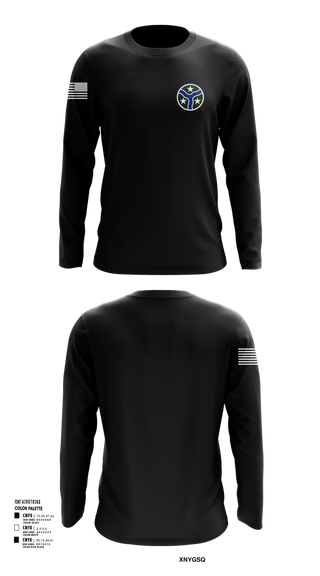 Long Sleeve Performance Shirt, 278th Armored Cavalry Regiment, National Guard, Teamtime, Team time, sublimation, custom sports apparel, team uniforms, spirit wear, spiritwear, sports uniforms, custom shirts, team store, custom team store, fundraiser sports, apparel fundraiser