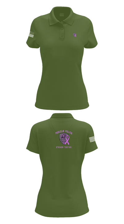 Tesuque Police Dept 47912639 Women's Short Sleeve Performance Polo  - 52