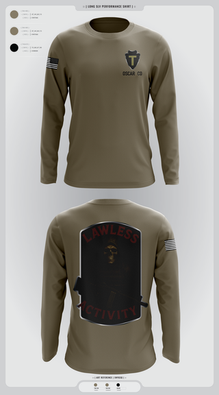 Long Sleeve Performance Shirt, Oscar Co, , Teamtime, Team time, sublimation, custom sports apparel, team uniforms, spirit wear, spiritwear, sports uniforms, custom shirts, team store, custom team store, fundraiser sports, apparel fundraiser