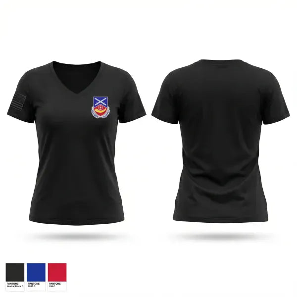 Womens Short Sleeve Vneck Shirt, 249 TH RTI, Army, Teamtime, Team time, sublimation, custom sports apparel, team uniforms, spirit wear, spiritwear, sports uniforms, custom shirts, team store, custom team store, fundraiser sports, apparel fundraiser