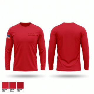 Long Sleeve Performance Shirt, Eveleth Fire Department, Fire Department, Teamtime, Team time, sublimation, custom sports apparel, team uniforms, spirit wear, spiritwear, sports uniforms, custom shirts, team store, custom team store, fundraiser sports, apparel fundraiser
